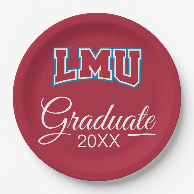 LMU Graduate Paper Plates (Front)