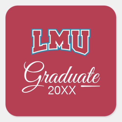 LMU Graduate Square Sticker