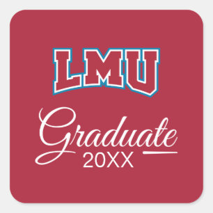 LMU Graduate Square Sticker
