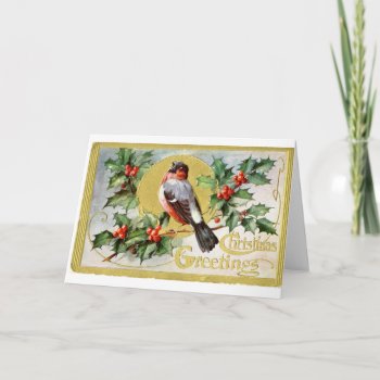 Lmu Library Christmas Bird Greeting Card by lmulibrary at Zazzle