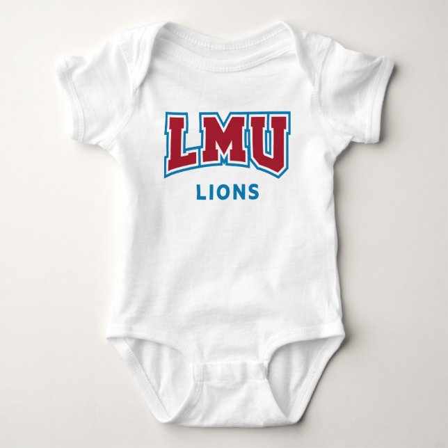 LMU Lions Baby Bodysuit (Front)