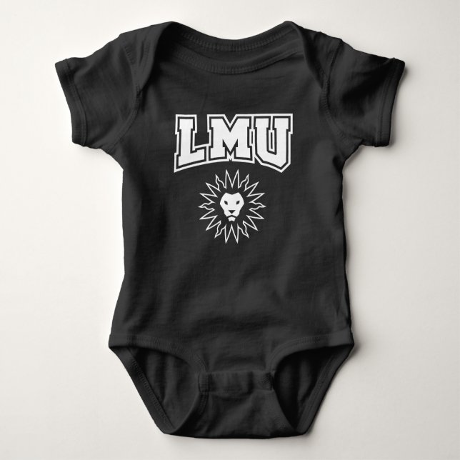 LMU Lions Baby Bodysuit (Front)