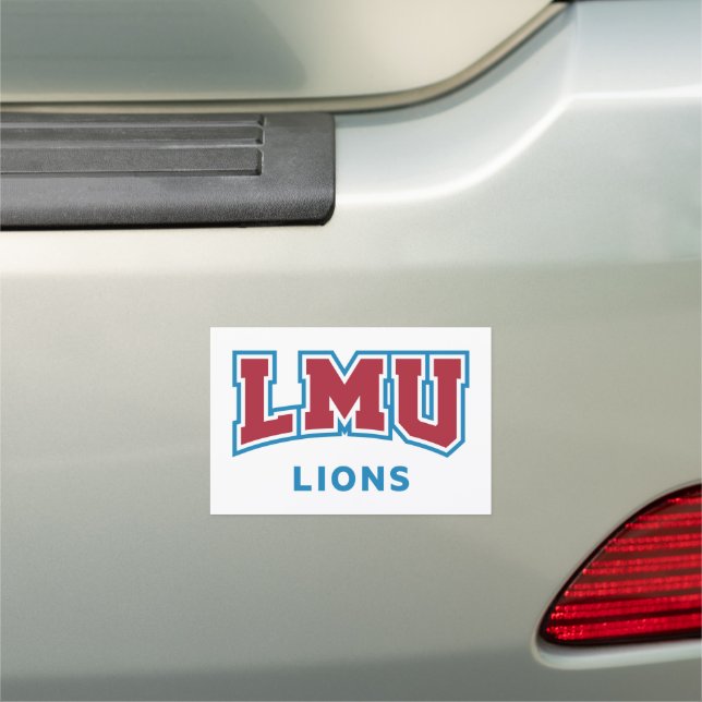 LMU Lions Car Magnet (In Situ)