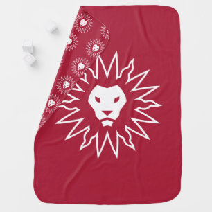 LMU Lions Logo Baby Blanket