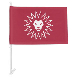 LMU Lions Logo Car Flag