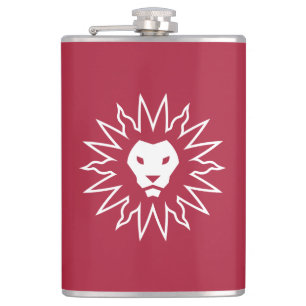 LMU Lions Logo Flask