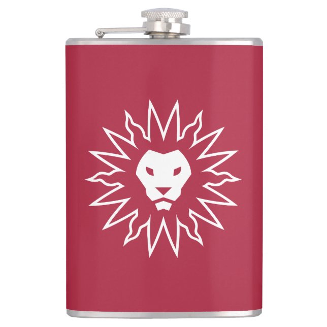 LMU Lions Logo Flask (Front)