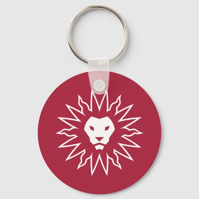 LMU Lions Logo Keychain (Front)