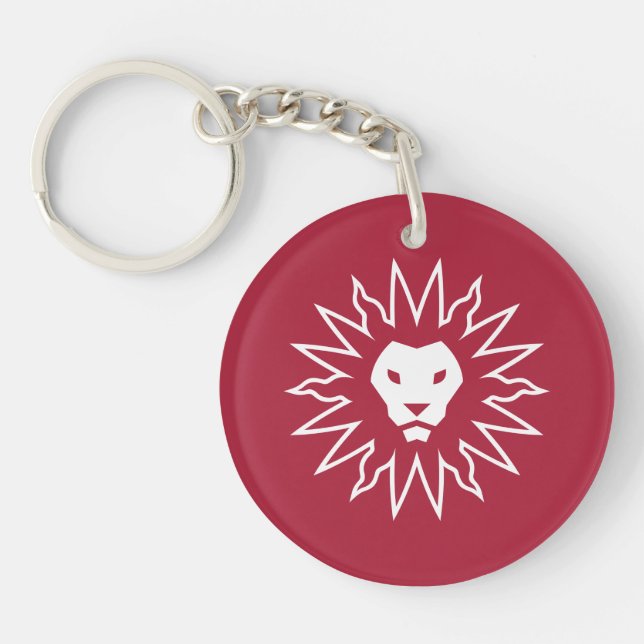 LMU Lions Logo Keychain (Front)
