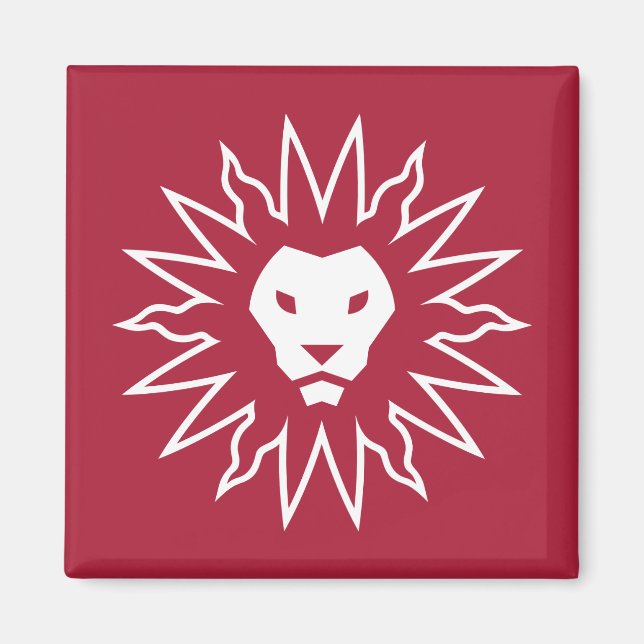 LMU Lions Logo Magnet (Front)
