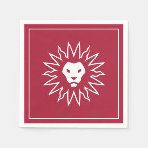 LMU Lions Logo Napkins