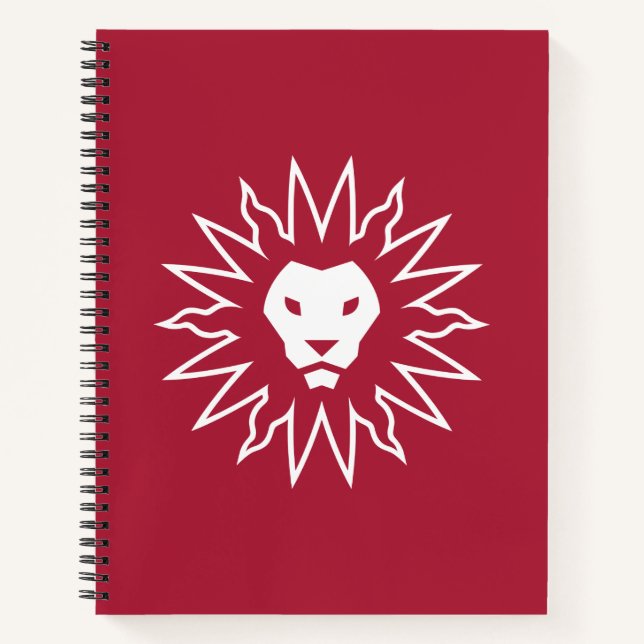 LMU Lions Logo Notebook (Front)