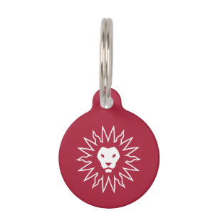 LMU Lions Logo Pet ID Tag