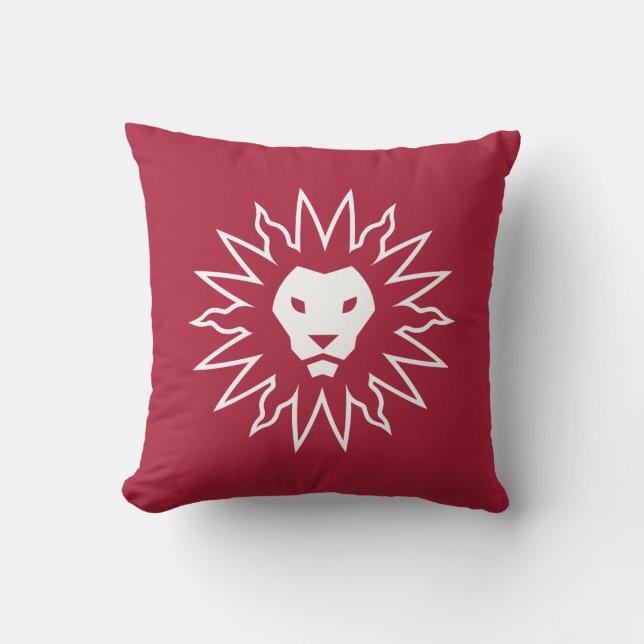 LMU Lions Logo Throw Pillow (Front)