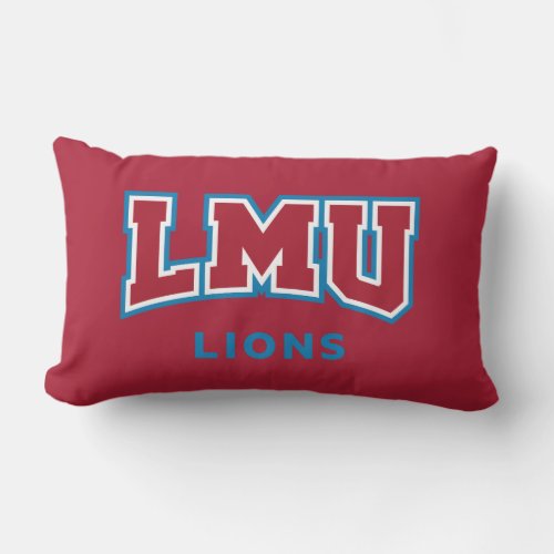 LMU Lions Lumbar Pillow