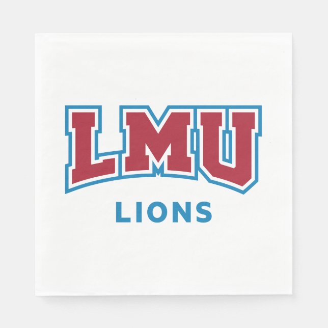 LMU Lions Napkins (Front)