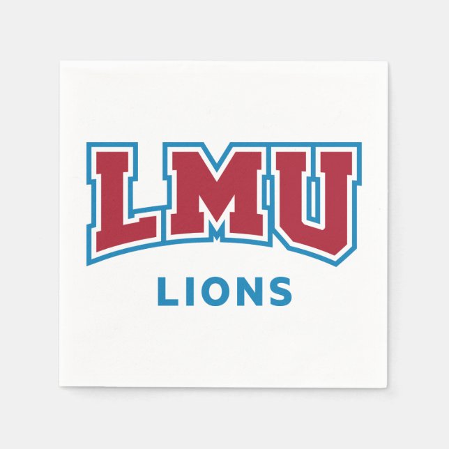 LMU Lions Napkins (Front)