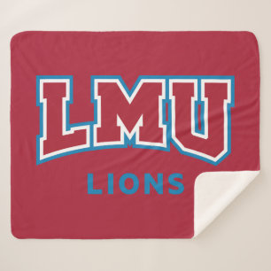 LMU Lions Sherpa Blanket