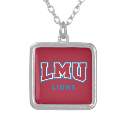 LMU Lions Silver Plated Necklace