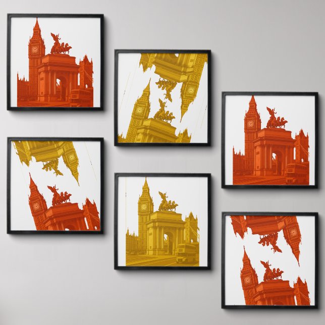 LNDN VIEW PEEL AND STICK PHOTO TILE (Front Set)