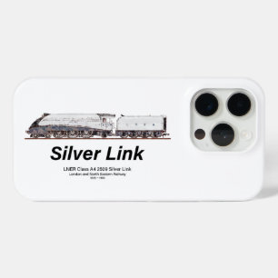 LNER Class A4 2509 Silver Link Steam Locomotive iPhone 15 Pro Case