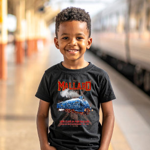 LNER Class A4 Mallard locomotive Union Jack flag T-Shirt