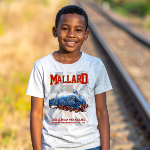 LNER Class A4 Mallard locomotive Union Jack flag T-Shirt