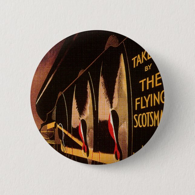 LNER Flying Scotsman Pinback Button (Front)