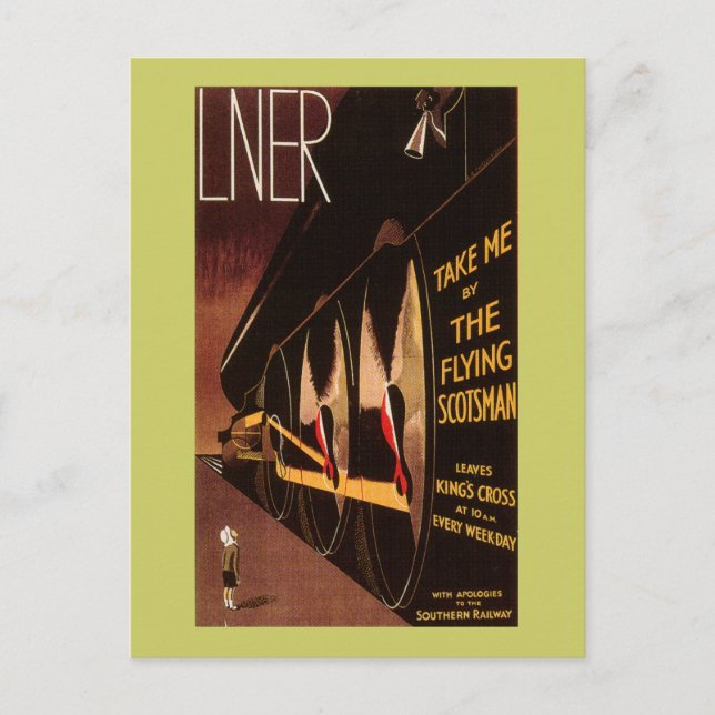 LNER Flying Scotsman Postcard (Front)