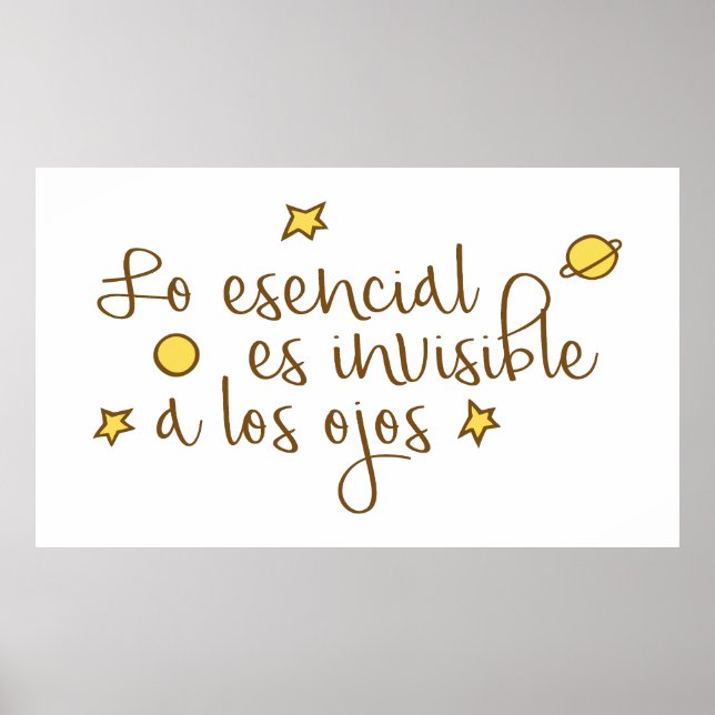 Lo esencial es invisible a los ojos poster (Front)
