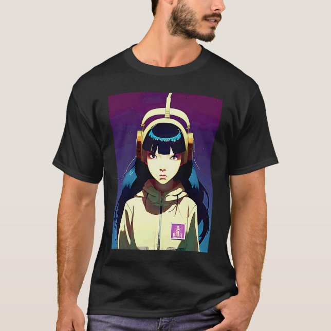Lo fi hip hop chillhop chill beats aesthetics  174 T-Shirt (Front)