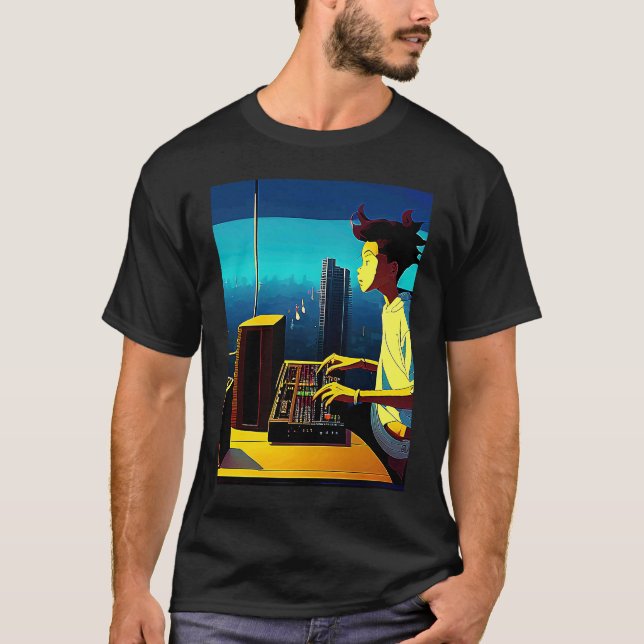 Lo fi hip hop chillhop chill beats aesthetics  17 T-Shirt (Front)