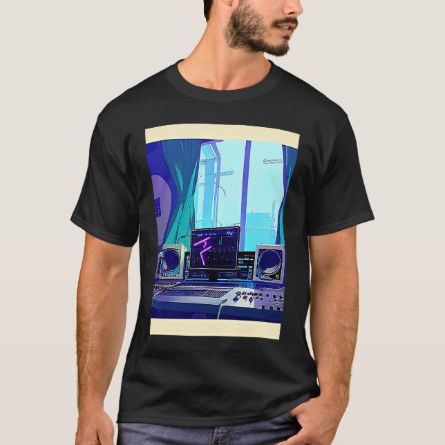 Lo fi hip hop chillhop chill beats aesthetics  1 T-Shirt (Front)