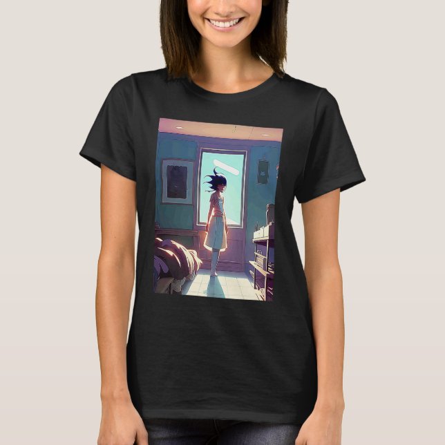 Lo fi hip hop chillhop chill beats aesthetics  25 T-Shirt (Front)