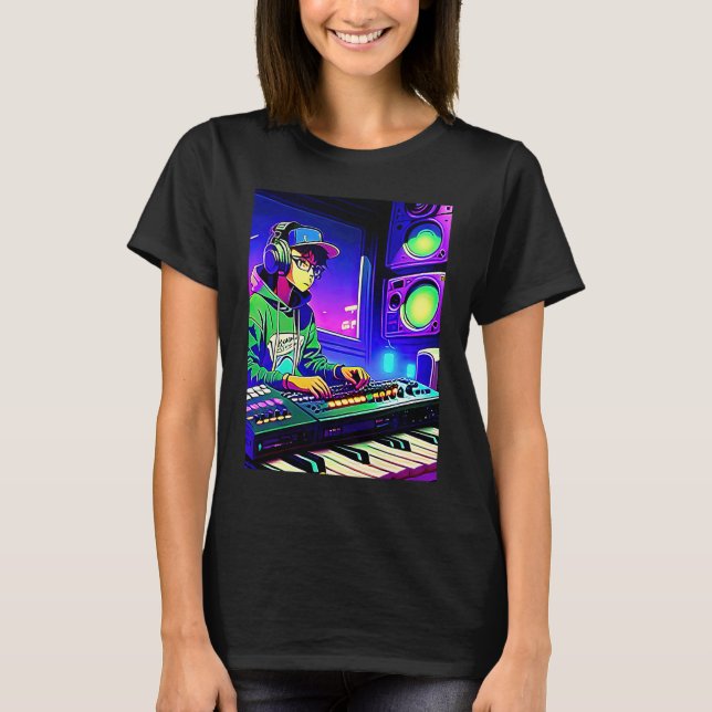 Lo fi hip hop chillhop chill beats aesthetics  29 T-Shirt (Front)
