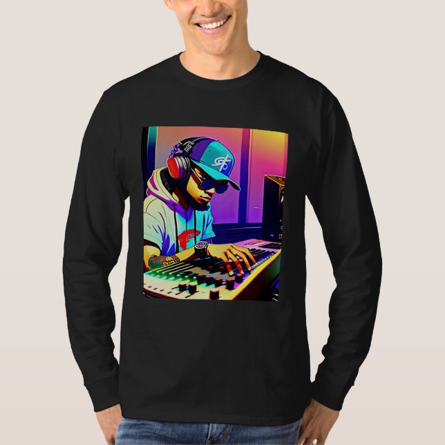 Lo fi hip hop chillhop chill beats aesthetics 2 T-Shirt (Front)