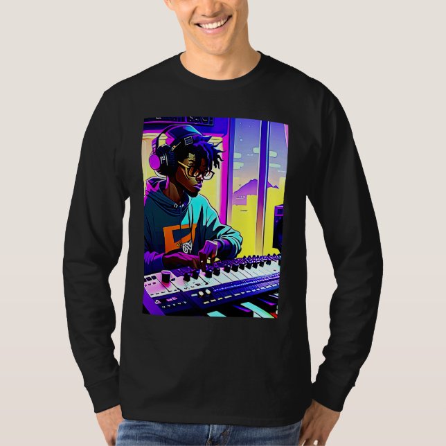 Lo fi hip hop chillhop chill beats aesthetics  36 T-Shirt (Front)