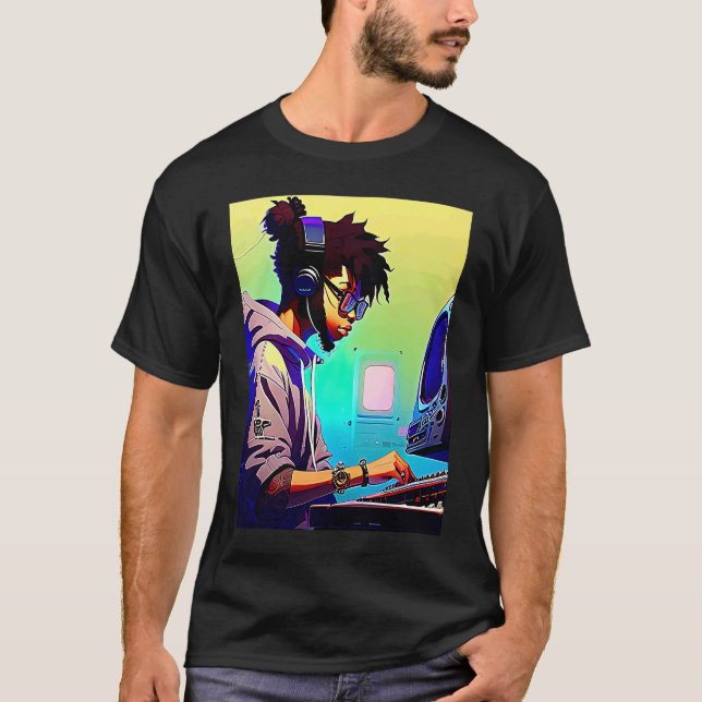 Lo fi hip hop chillhop chill beats aesthetics  39 T-Shirt (Front)