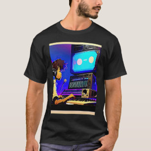 Lo fi hip hop chillhop chill beats aesthetics 40 T-Shirt