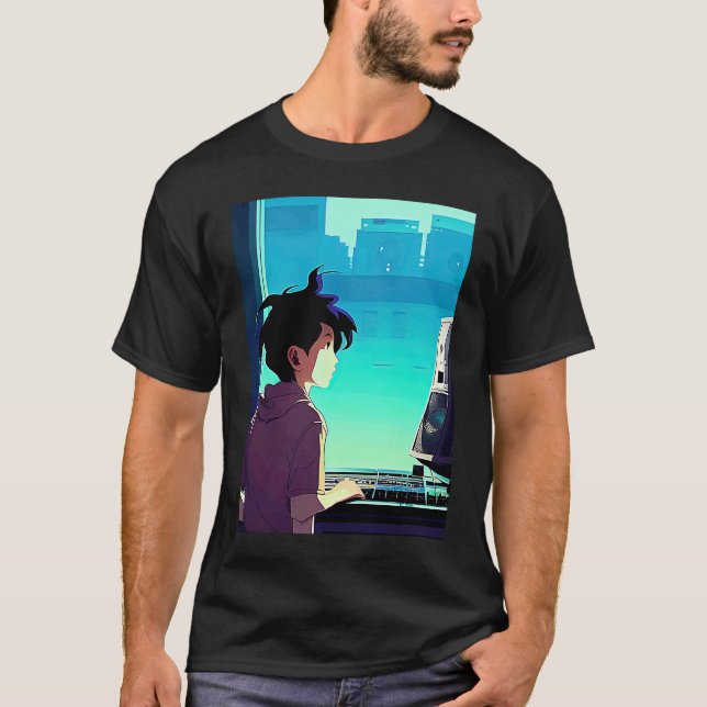 Lo fi hip hop chillhop chill beats aesthetics  99 T-Shirt (Front)