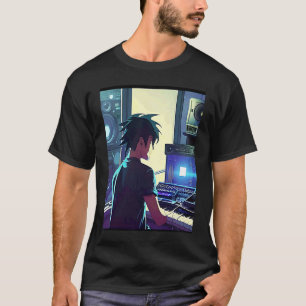 Lo fi hip hop chillhop chill beats boy aesthetics  T-Shirt