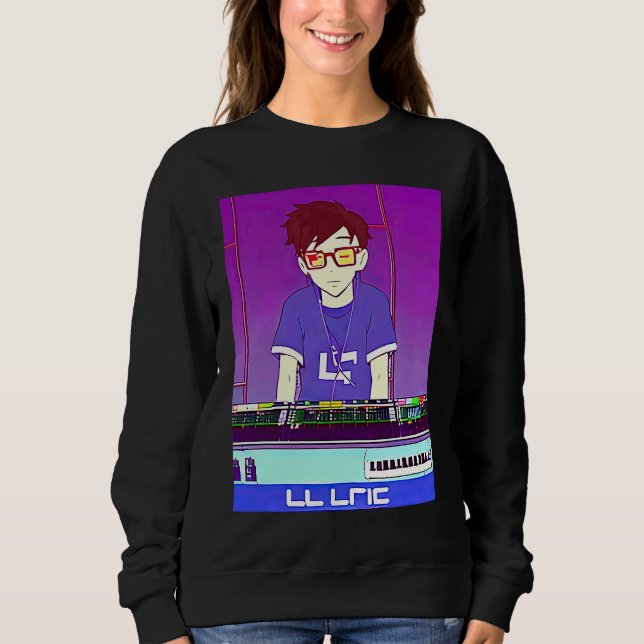 Lo fi hip hop chillhop chill beats lofi aesthetics sweatshirt (Front)