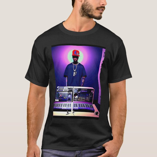 Lo fi hip hop chillhop chill beats lofi aesthetics T-Shirt (Front)