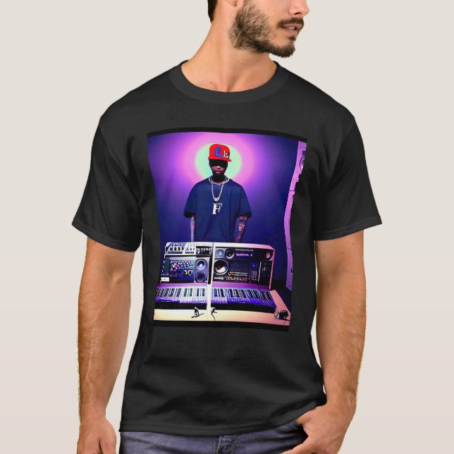 Lo fi hip hop chillhop chill beats lofi aesthetics T-Shirt (Front)