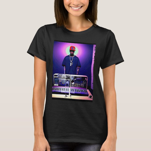 Lo fi hip hop chillhop chill beats lofi aesthetics T-Shirt (Front)