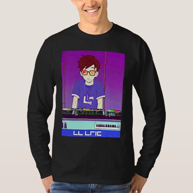 Lo fi hip hop chillhop chill beats lofi aesthetics T-Shirt (Front)