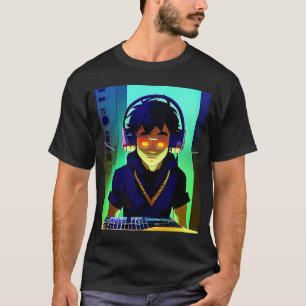 Lo fi hip hop chillhop chill beats studio aestheti T-Shirt