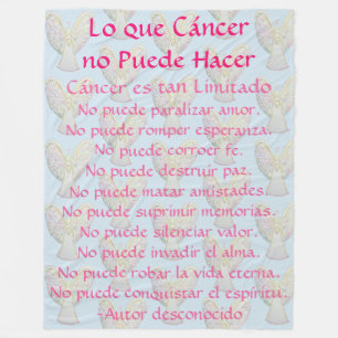 Lo que Cáncer no Puede Hacer Angel Chemo Blanket