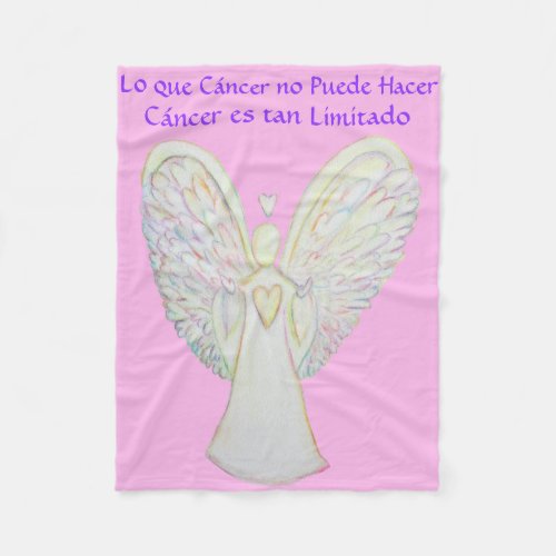 Lo que Cncer no Puede Hacer Angel Chemo Blanket