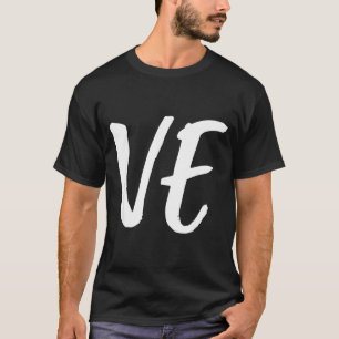 Lo Ve Love Matching Couple Husband Wife Valentine' T-Shirt